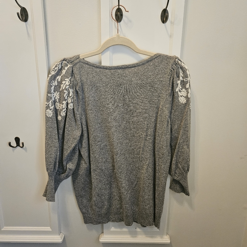 Embroidered Sweater - Picture 2 of 4